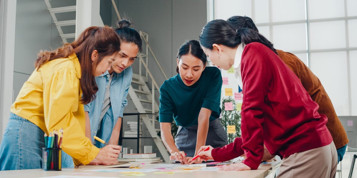 Team working together