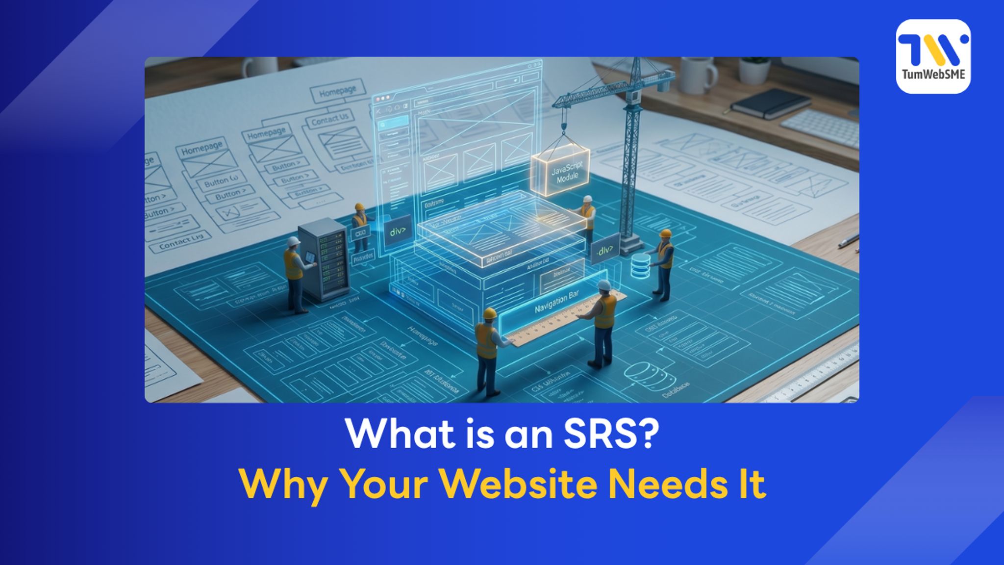 SRS document as a blueprint for business website development by TumWebSME