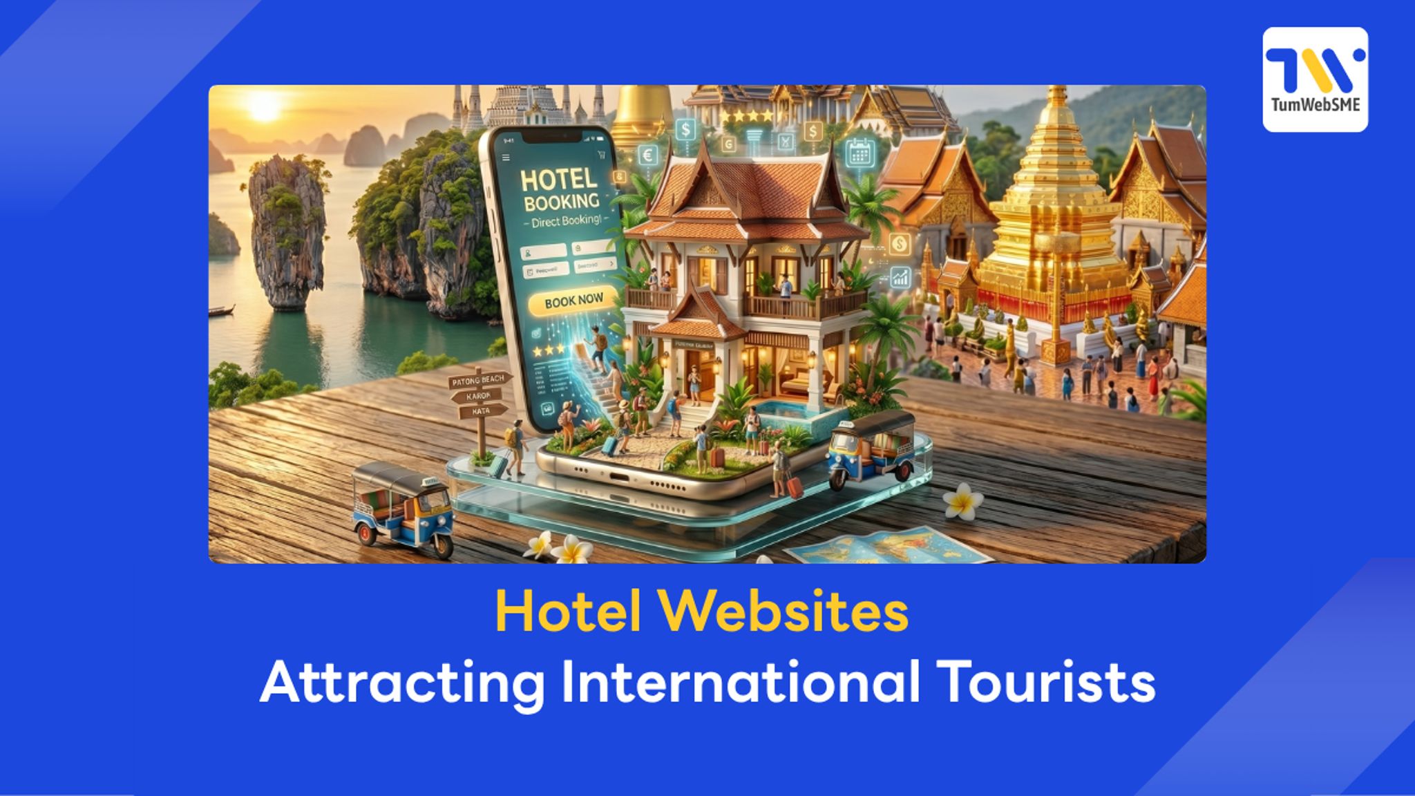 Thai SME owner working on digital marketing