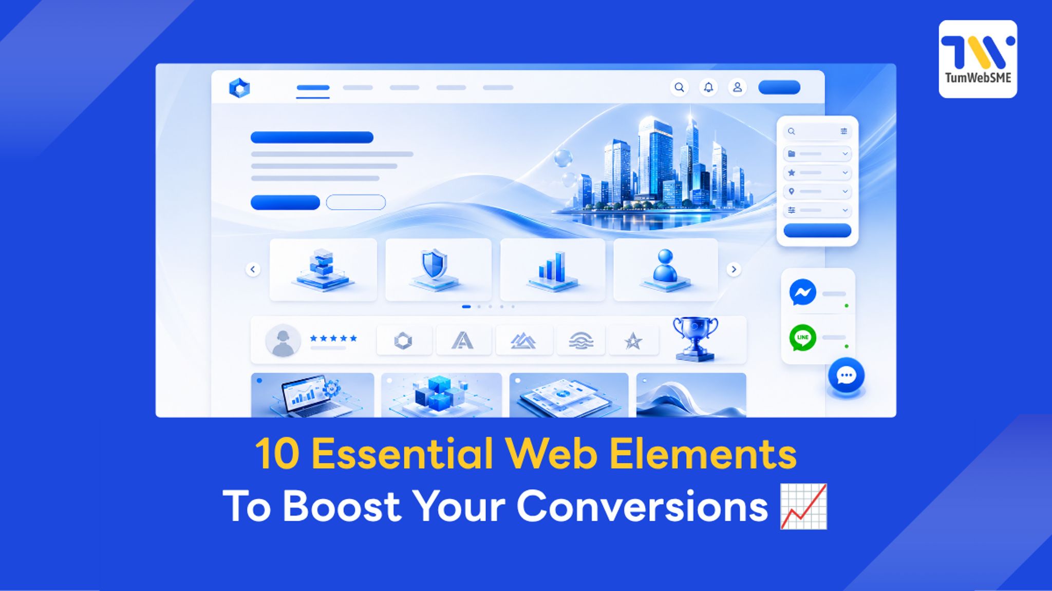 Core structure and essential components of a business website