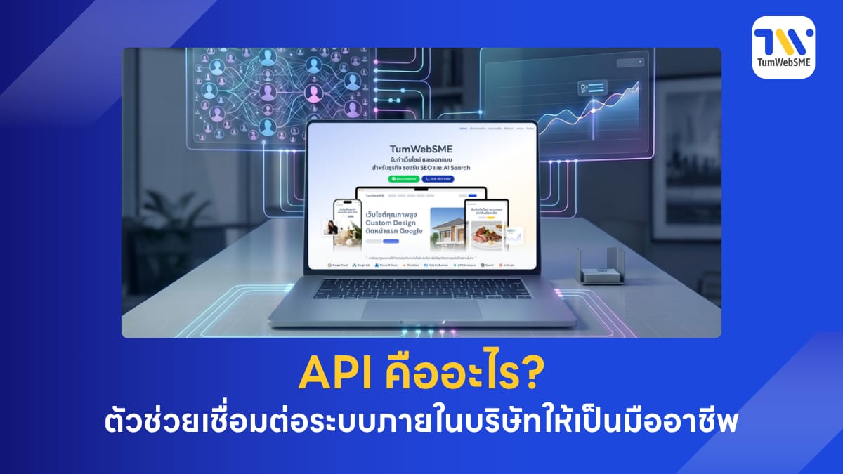 ภาพปกบทความ API คืออะไร? ตัวช่วยเชื่อมต่อระบบภายในบริษัทให้เป็นมืออาชีพ