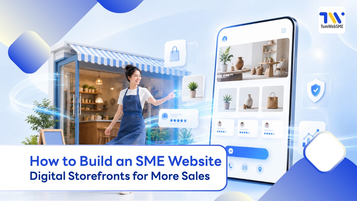A website acts as a business front door, attracting customers and boosting sales.