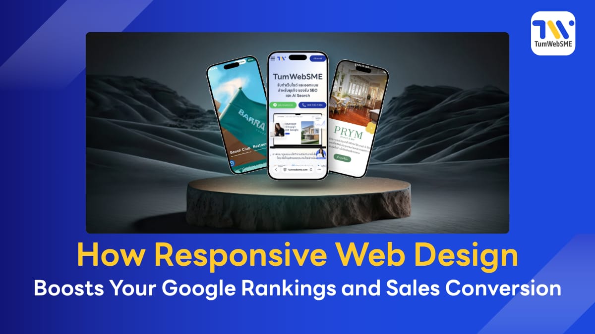 Responsive Web Design showcase for business growth by TumWebSME