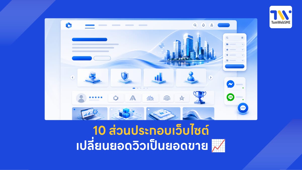 โครงสร้างและส่วนประกอบของเว็บไซต์ธุรกิจ