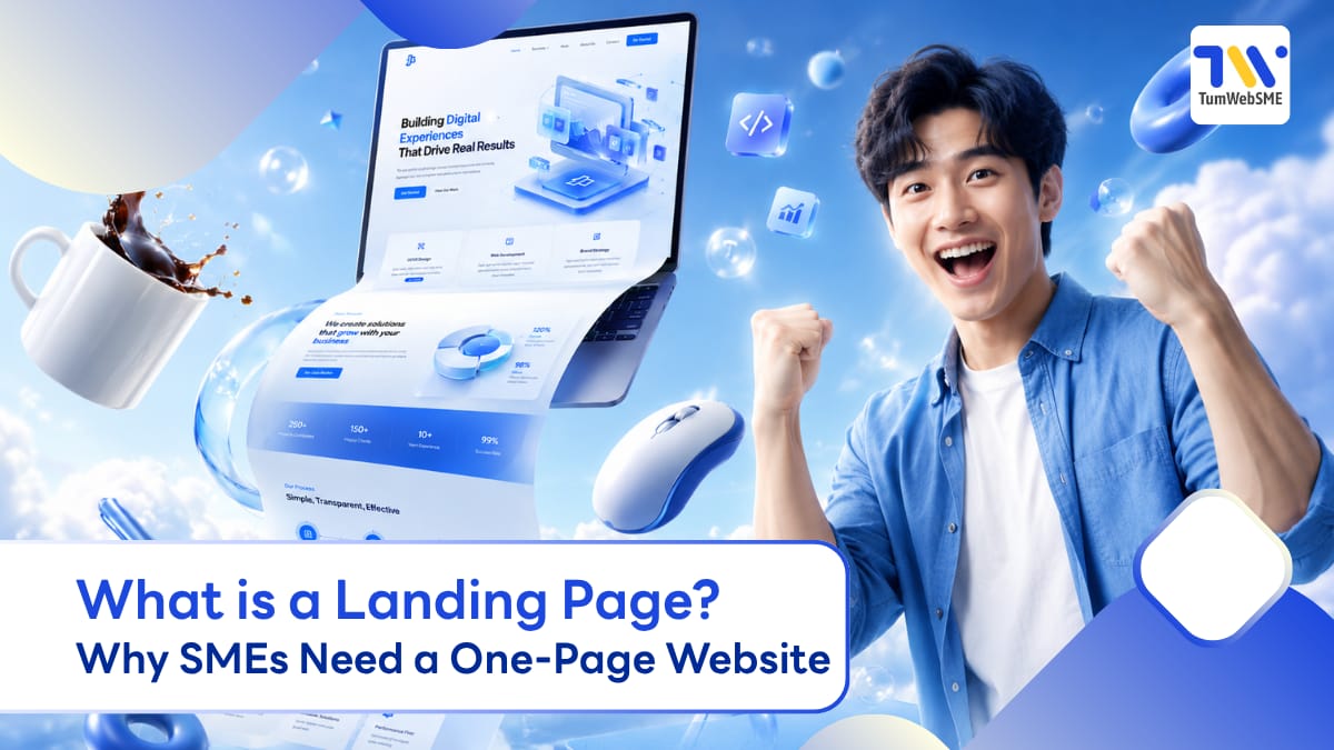 Example of a high-converting Landing Page design for SME businesses to boost sales from ads