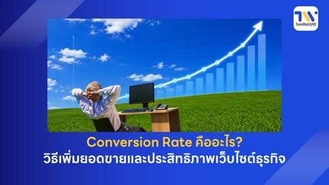 Conversion Rate คืออะไร? วิธีเพิ่มยอดขายและประสิทธิภาพเว็บไซต์ธุรกิจ