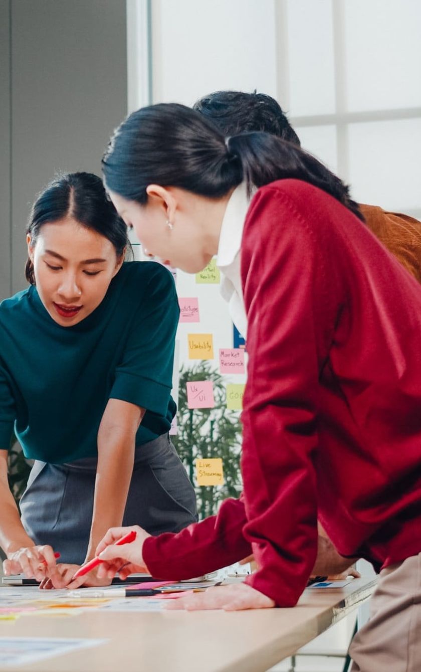 Team working together