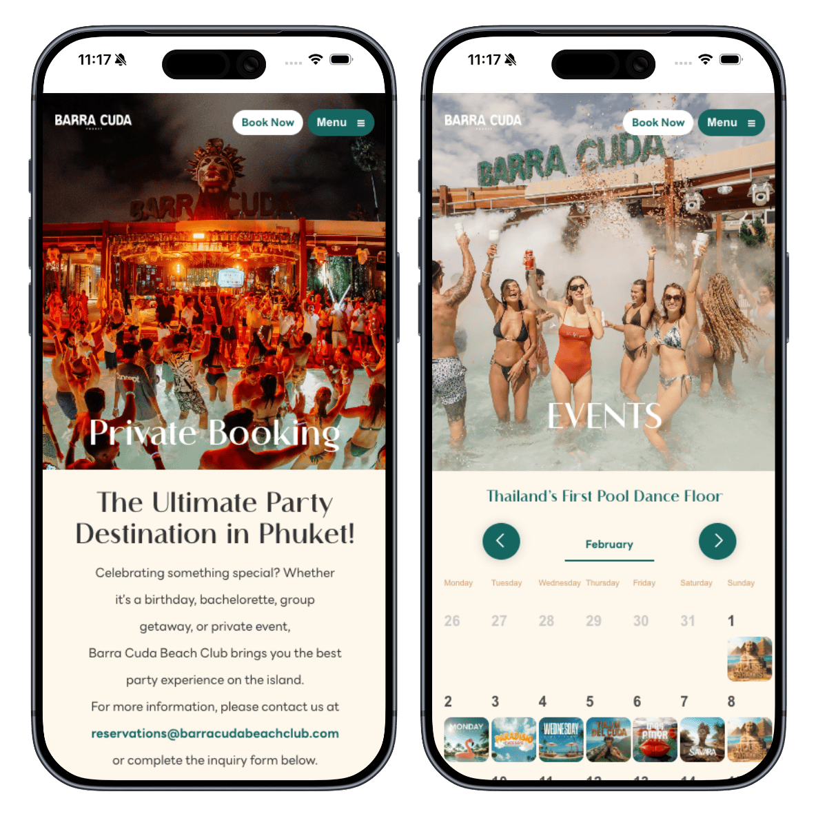 Portfolio Barra Cuda Beach Club Phuket