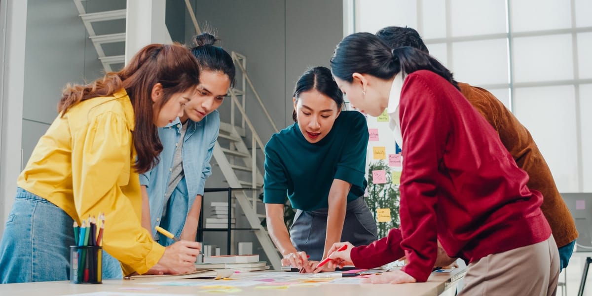 Team working together