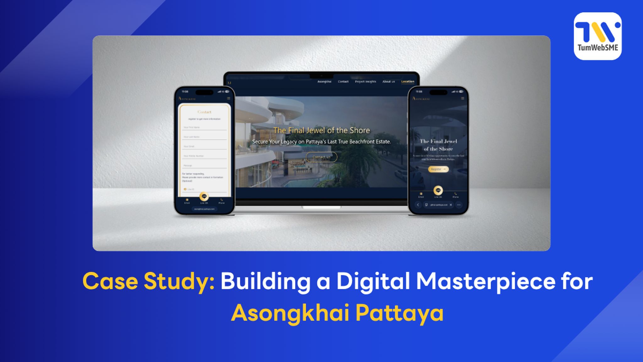 Asongkhai Pattaya Super Luxury Home Website Design by TumWebSME