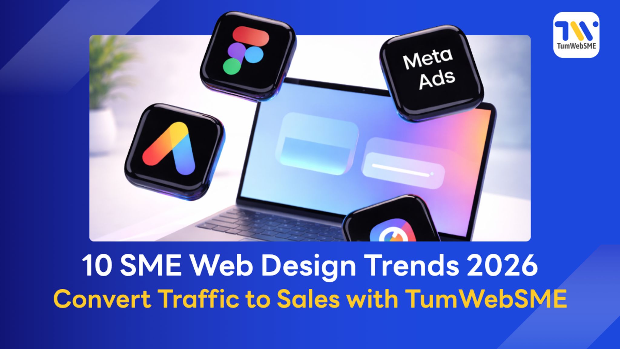 Professional SME Web Design 2026 focusing on AI Personalization and Conversion-focused UX by TumWebSME
