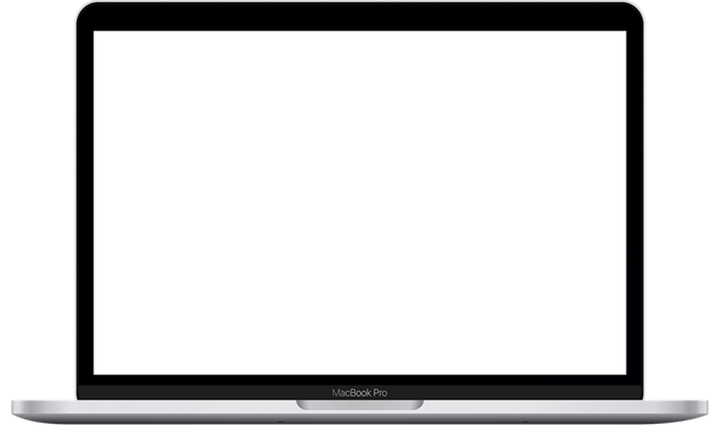 Macbook with Portfolio