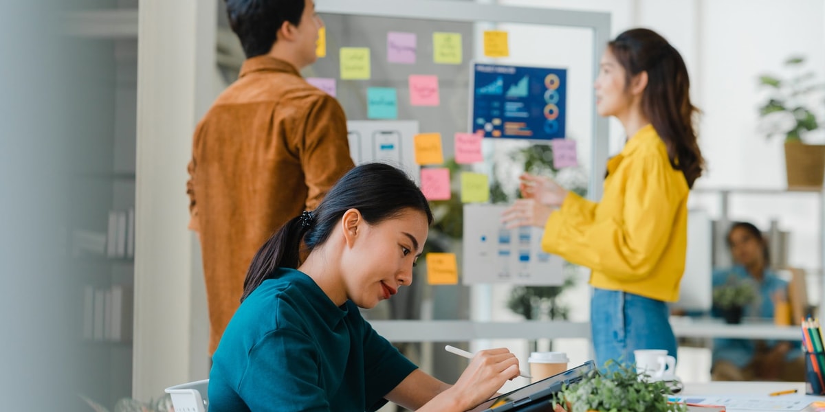 Team working together