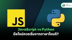 JavaScript vs Python: มือใหม่ควรเริ่มจากภาษาไหนดี?