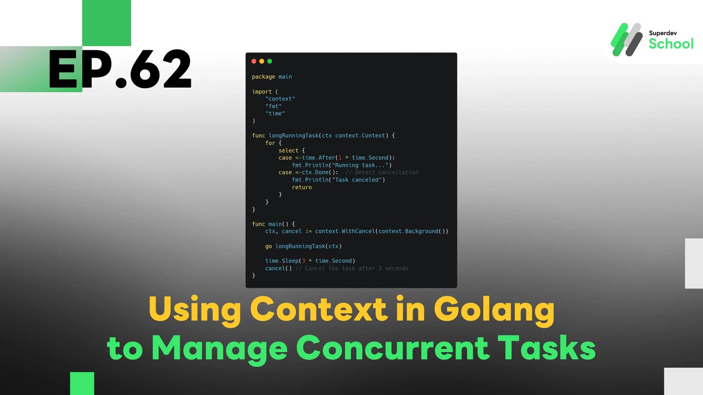 EP.62 Using Context in Golang to Manage Concurrent Tasks