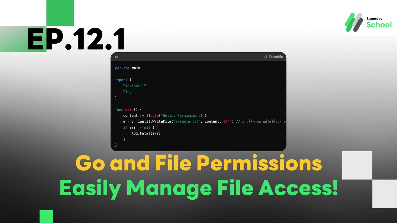 EP.12.1 Go and File Permissions - Easily Manage File Access!