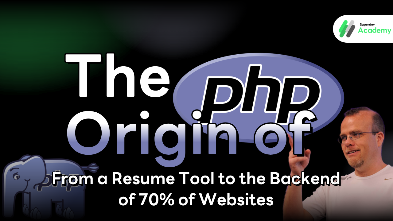 History of PHP from a resume tracking script to a global web standard