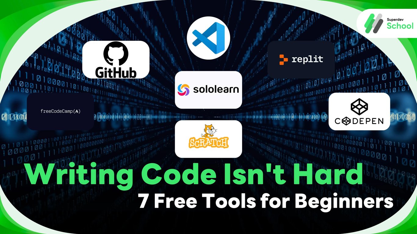 Writing Code Isn't Hard: 7 Free Tools for Beginners