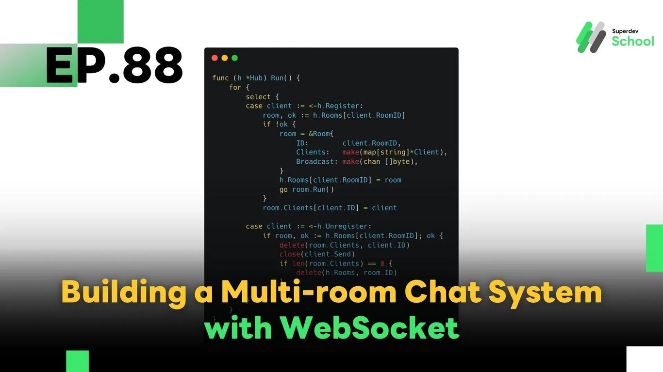 EP.88 Building a Multi-room Chat System with WebSocket