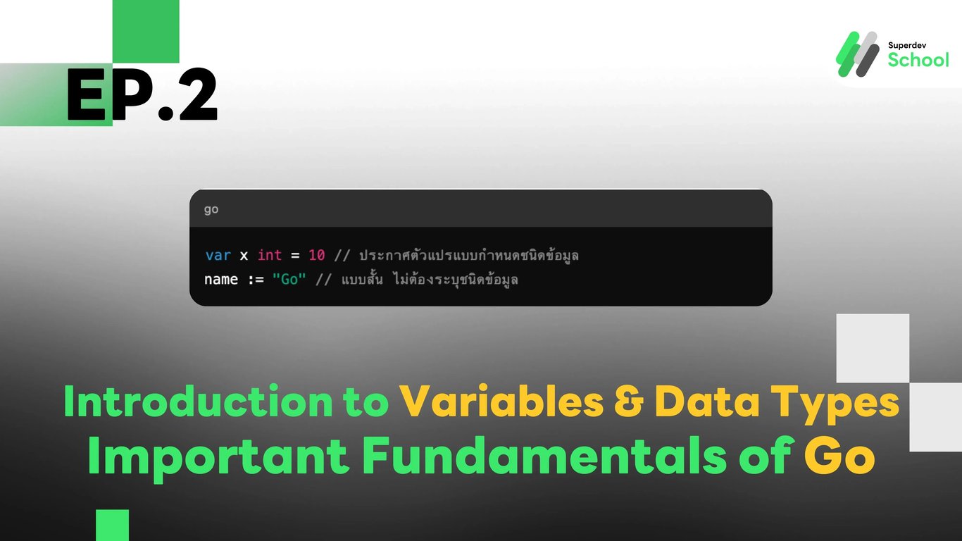 EP.2 Introduction to Variables and Data Types in Go - Fundamentals You Need to Know!