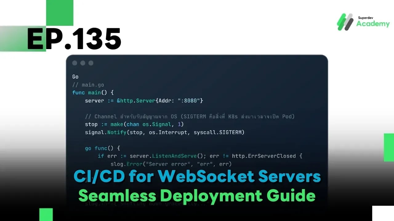 Golang The Series EP 135: CI/CD for WebSocket Servers – Seamless Deployment Guide
