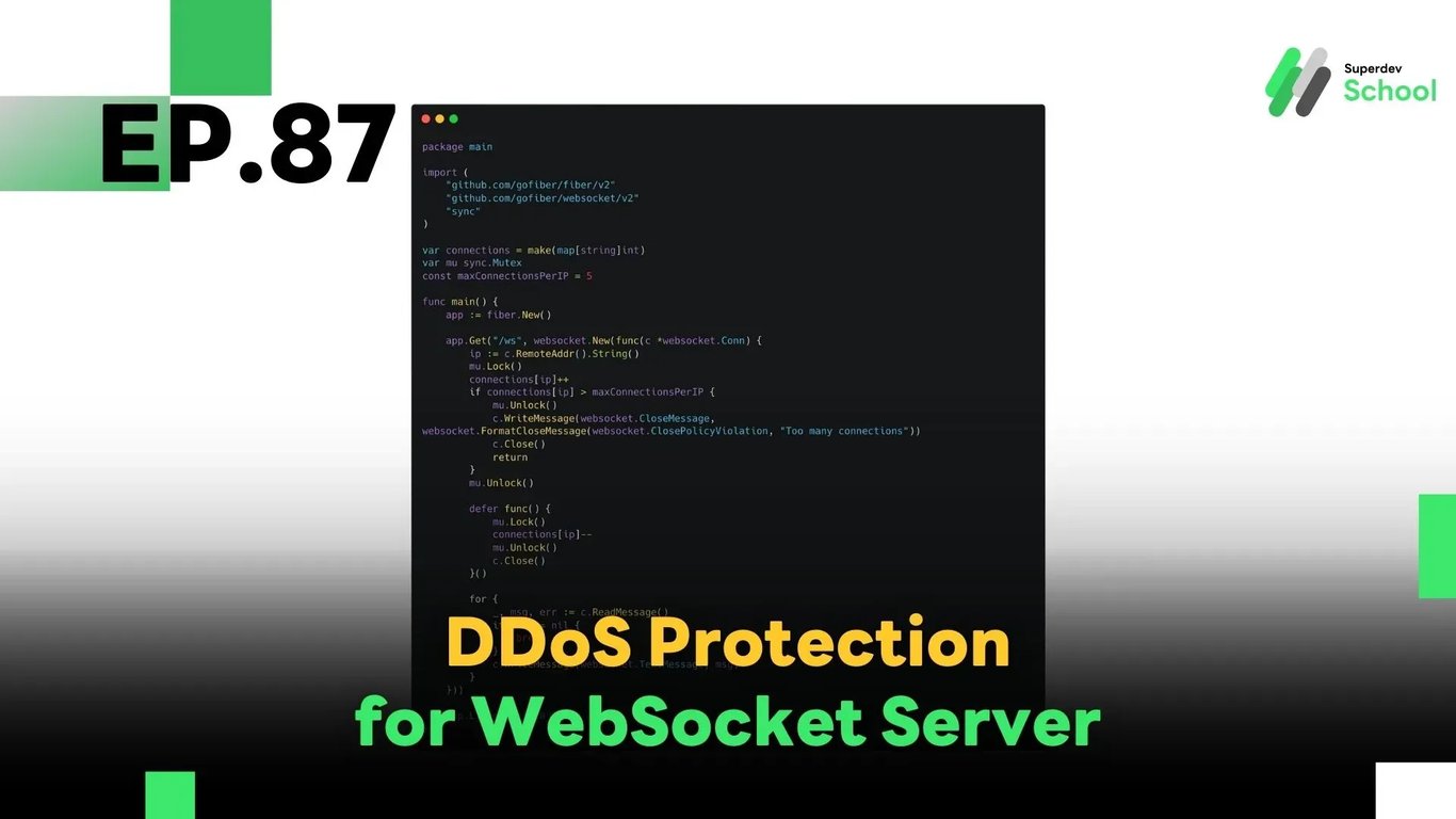 EP.87 DDoS Protection for WebSocket Server